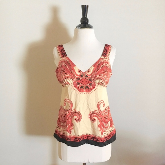 THE LIMITED Sleeveless Floral Peplup Top Size S - Picture 1 of 8